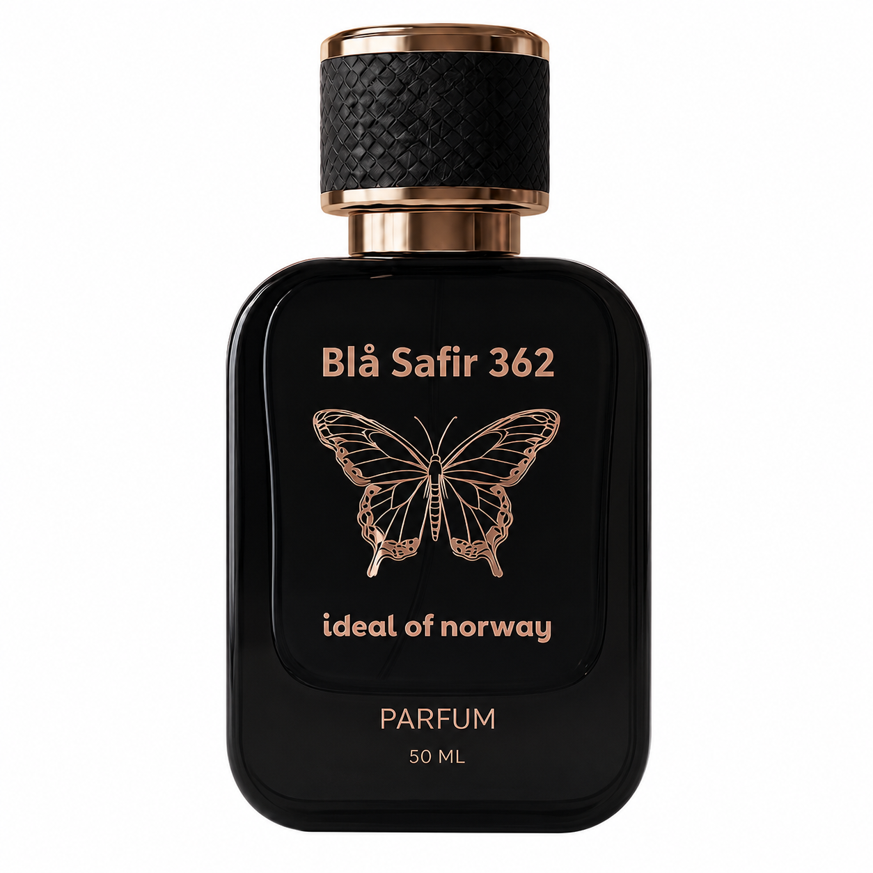 Bla Safir 362 black perfume bottle Ideal of Norway