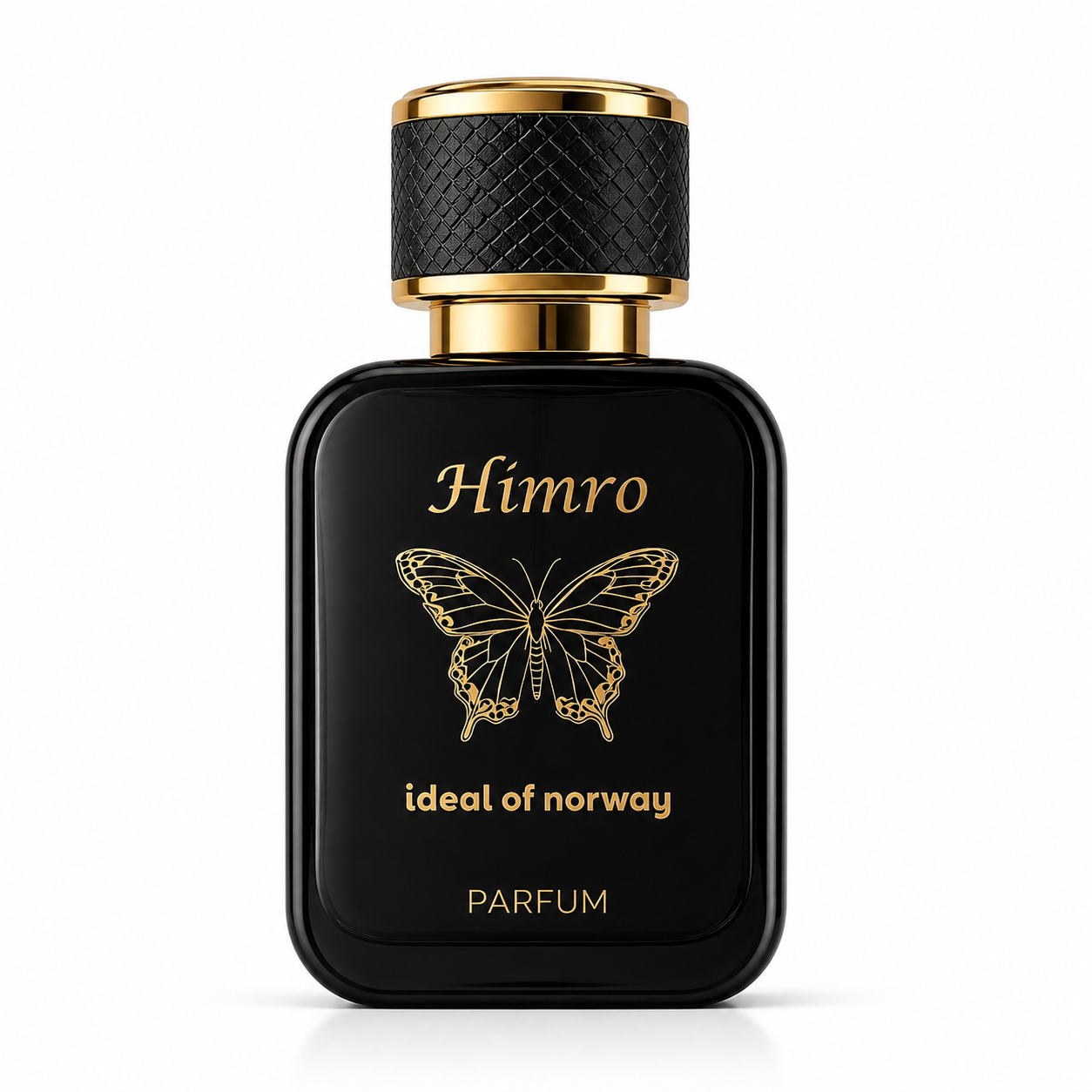 Himro Parfyme Eau de Parfum med moderne glassflaske og stilrent luksuriøst utseende.