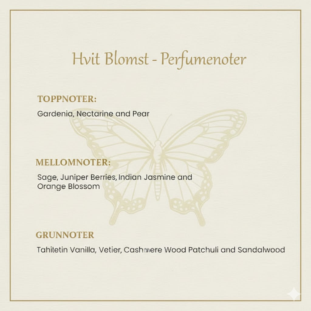 Hvit Blomst Parfyme til Dame og Herre