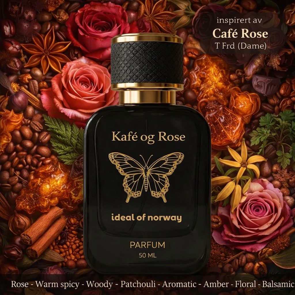 Kafe og Rose Parfyme til Dame