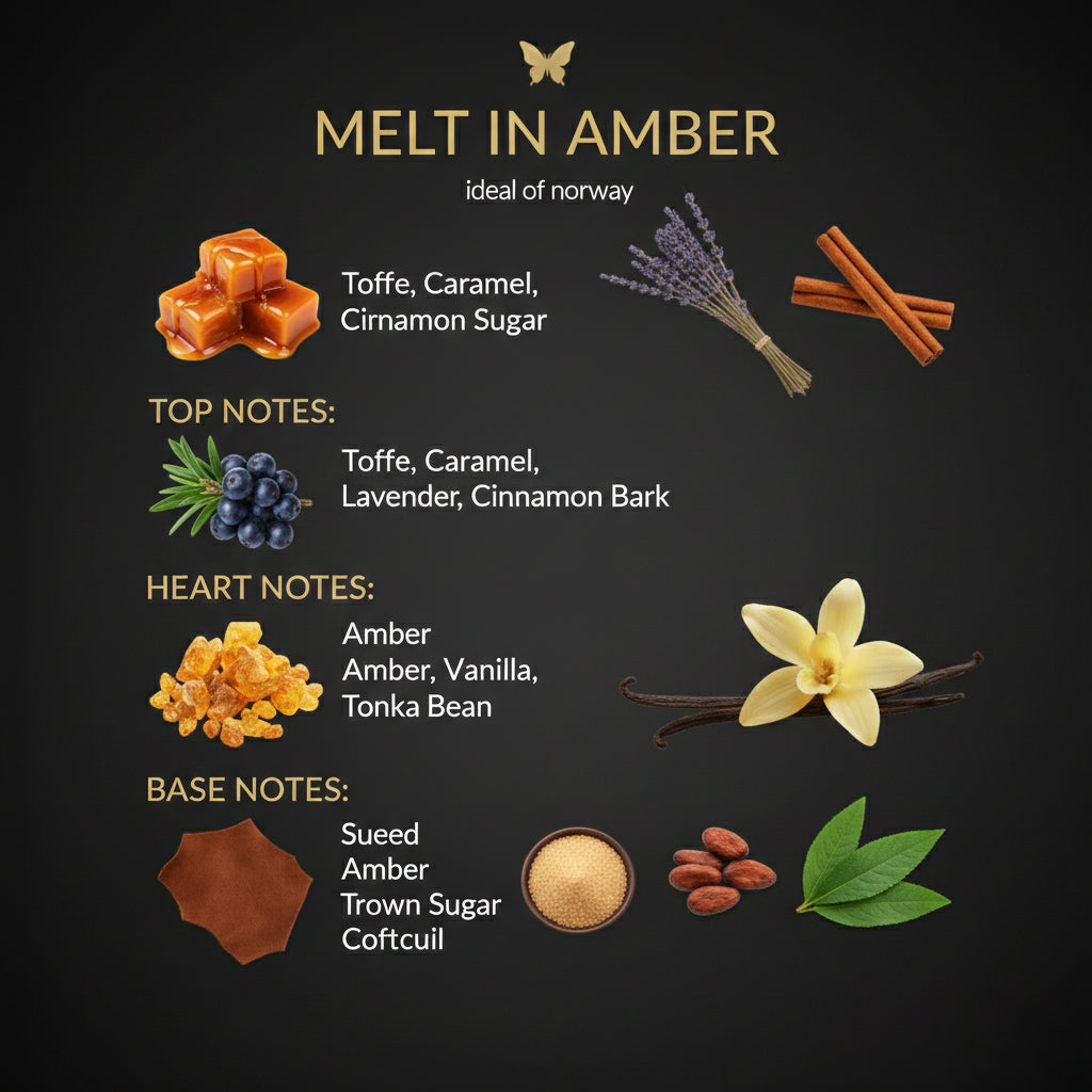 Melt in Amber Parfyme til Dame og Herre