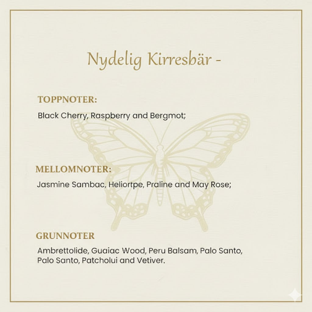 Nydelig Kirsebær Parfyme til Dame og Herre