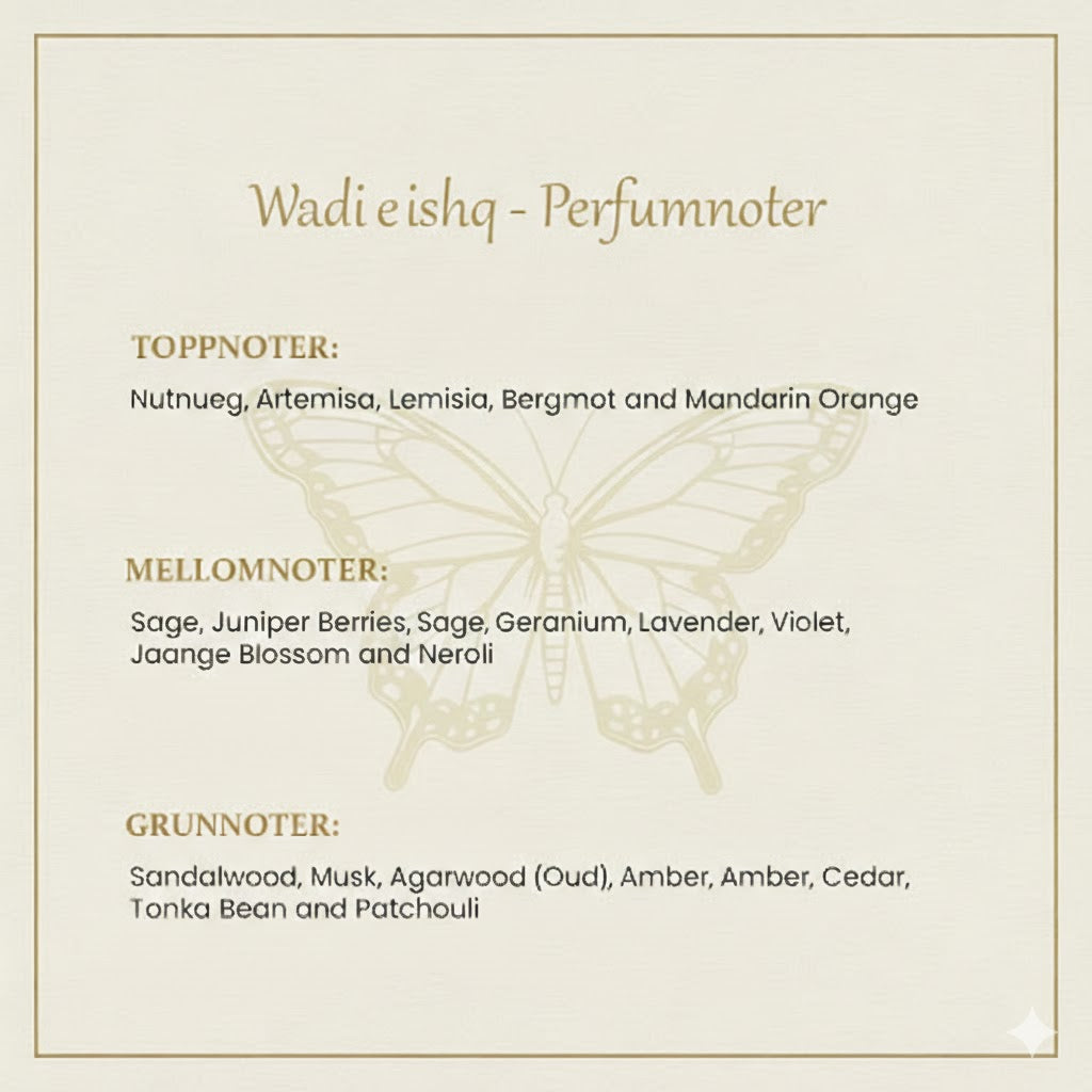 Wadi e ishq Parfyme til Dame og Herre