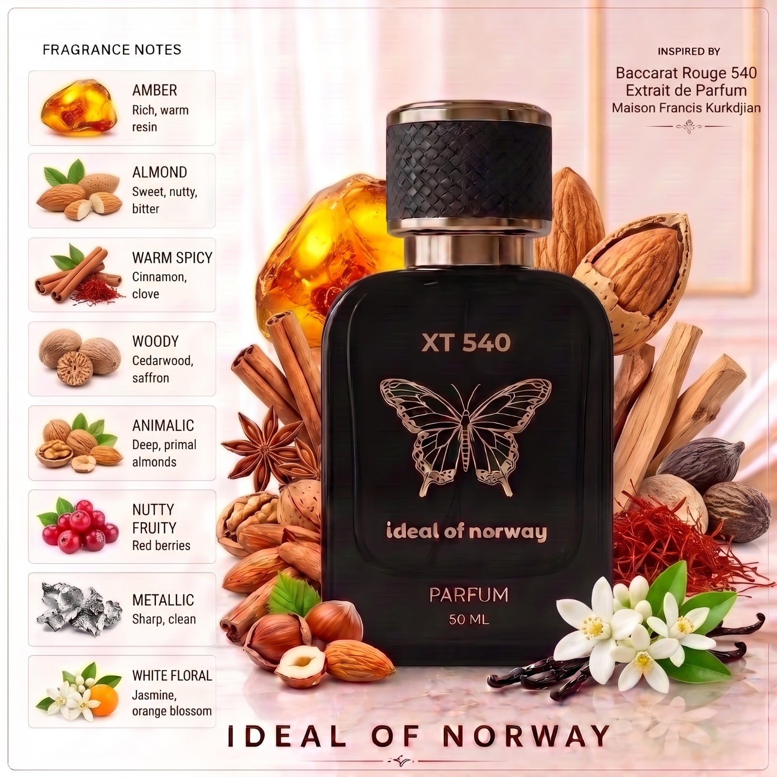 XT 540 perfume bottle by Ideal of Norway