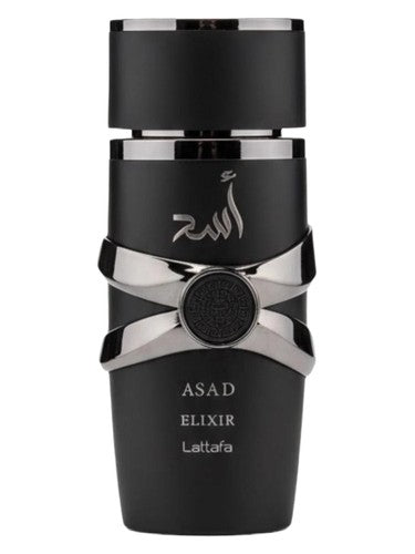 Asad Elixir perfume bottle by Lattafa