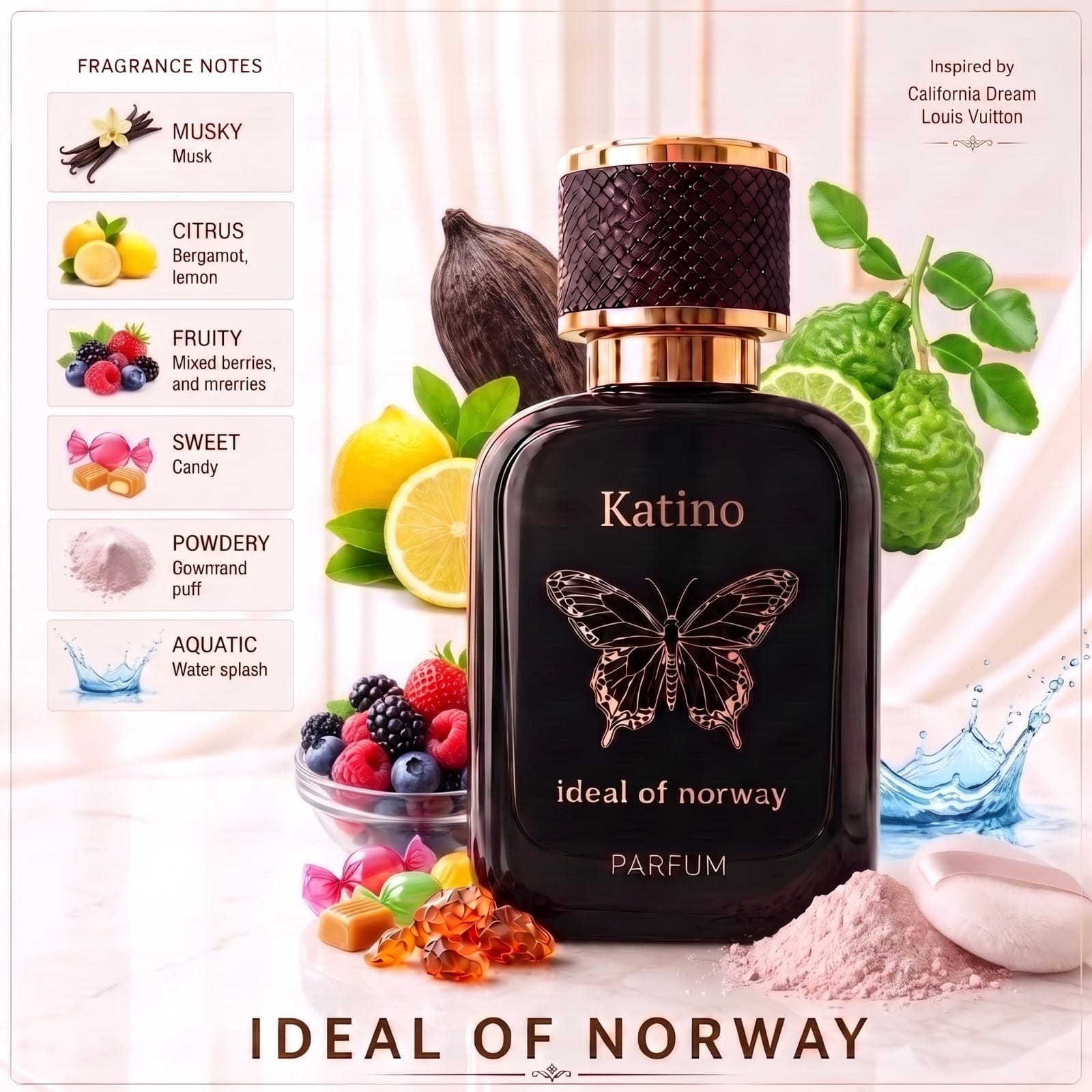 Katino 224 Eau De Parfum Til Dame & Herre – Premium Luxury Perfume fra Ideal of Norway