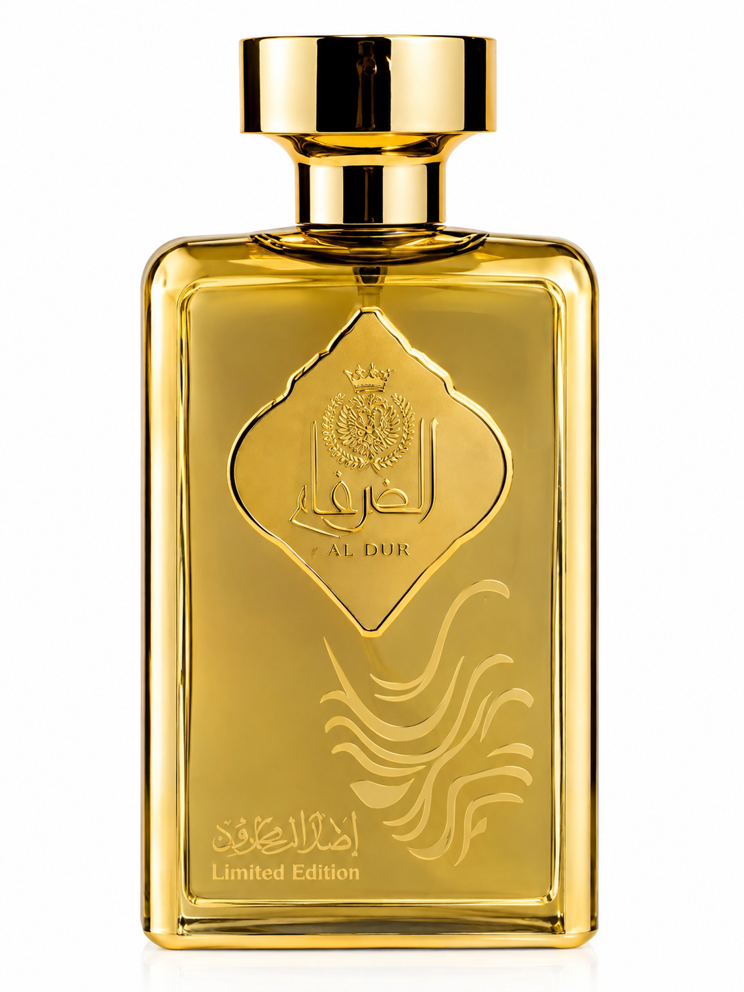 Lattafa Al Dur Al Maknoon Gold 100ml EDP perfume bottle