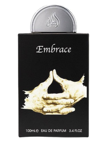 Lattafa Pride Embrace 100ml black perfume bottle