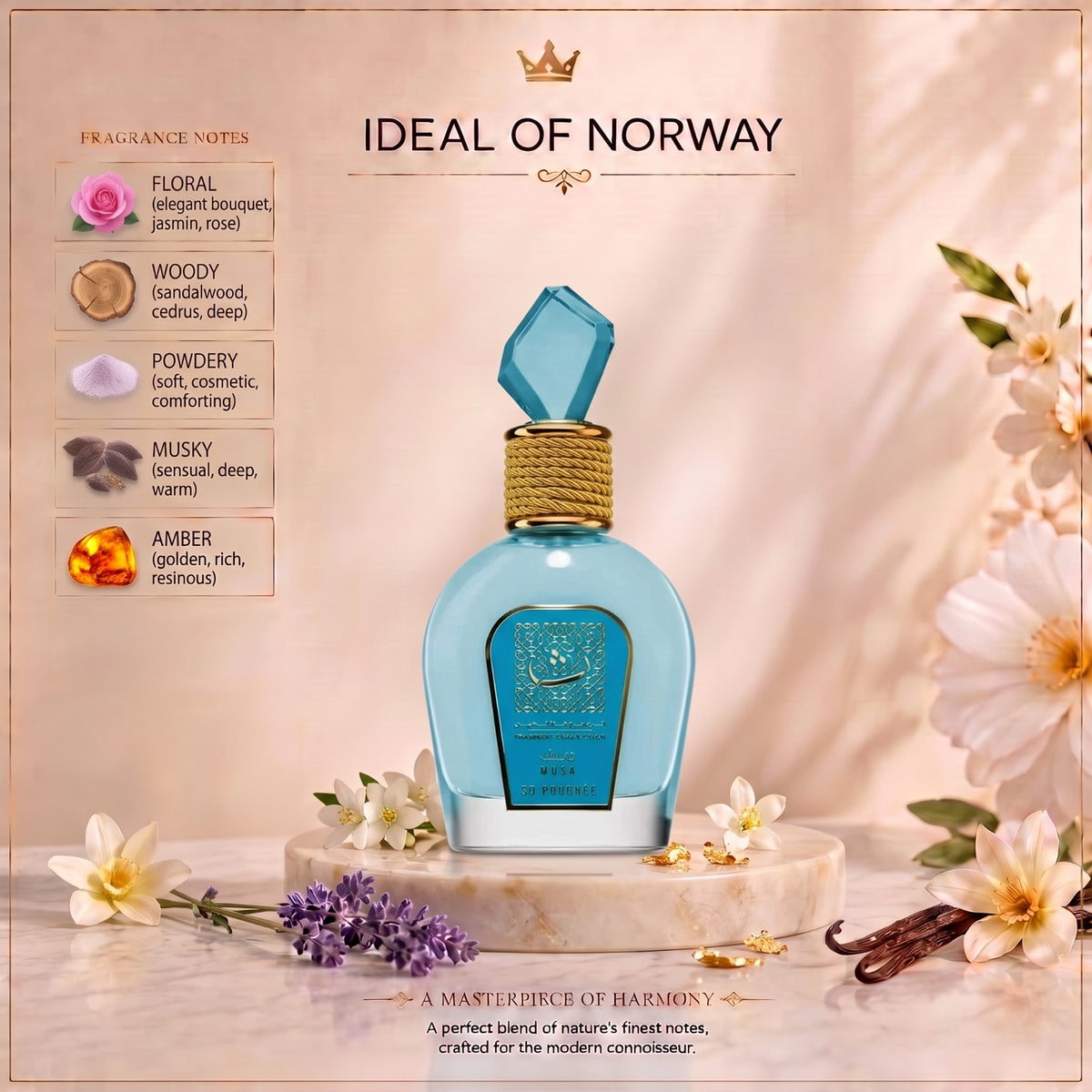 Musk 50 Pougnee Eau de Parfum by Ideal of Norway