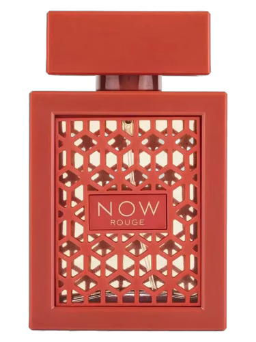 Now Rouge 100ml red perfume bottle