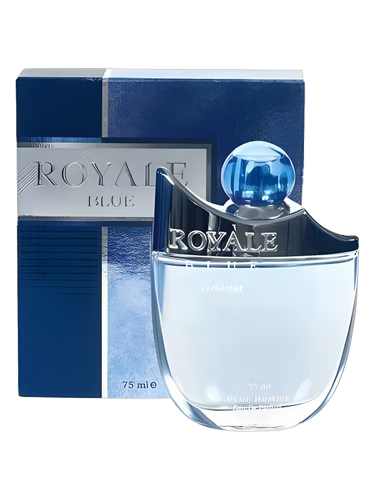 Royale Blue 75ml perfume bottle and box