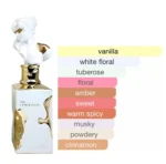 Lattafa Her Confession Eau De Parfum Spray is a mesmerizing fragrance for Women that beautifully balances warmth, mystery, and elegance. It begins with a captivating blend of cinnamon and mystical accords, creating an intriguing and inviting opening. As the scent unfolds, a luxurious heart of jasmine, tuberose, and incense emerges, adding floral richness and depth, while mahonial enhances the fragrance with a subtle yet enchanting touch. The tonka beans, musk, and vanilla base notes provide a sensual and long-lasting foundation, leaving a trail of warmth and allure. Her Confession is the perfect scent for the modern woman who exudes confidence, charm, and a hint of mystery, making it ideal for any occasion. Top Notes: Cinnamon and Mystikal Middle Notes: Jasmine, Tuberose, Incense and Mahonial